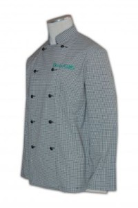 KI021 wholesale servant clothes   unique chef coats  lightweight chef coats